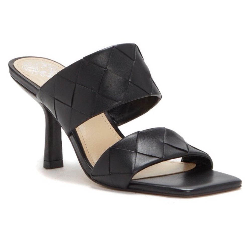 Vince Camuto Candialia Black Squared Toe Sandal